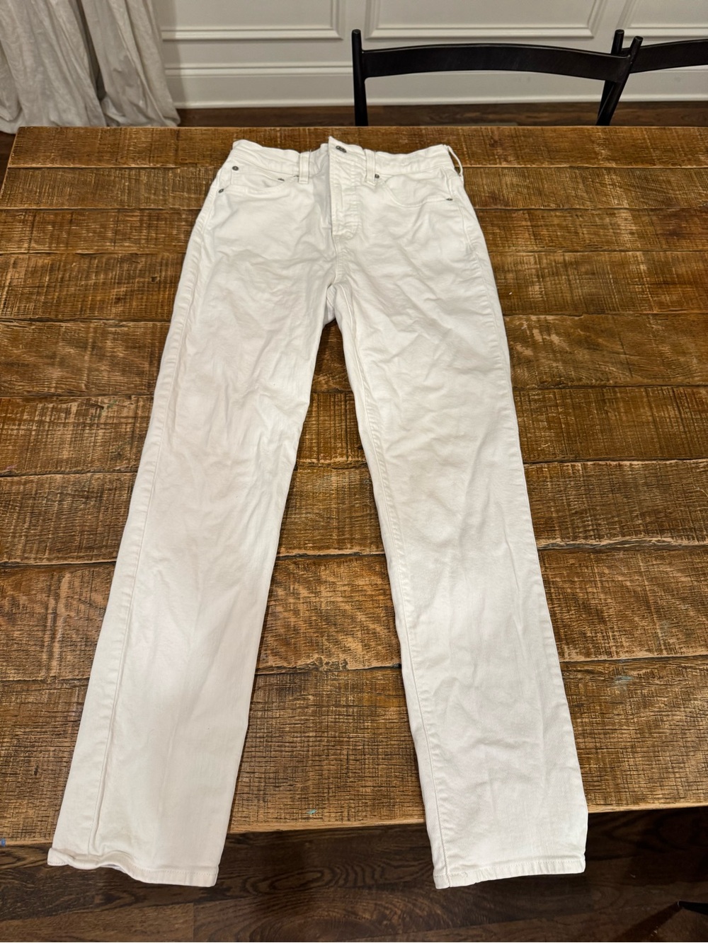 Madewell Off-White Denim Jeans